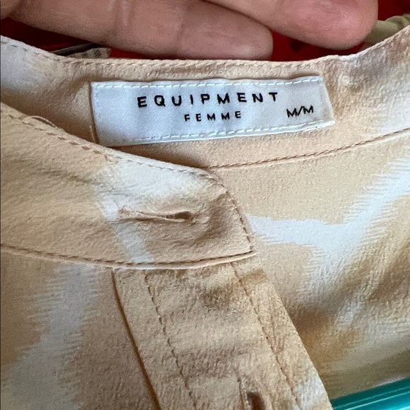 Equipment Femme tan Blouse - Picture 2 of 5
